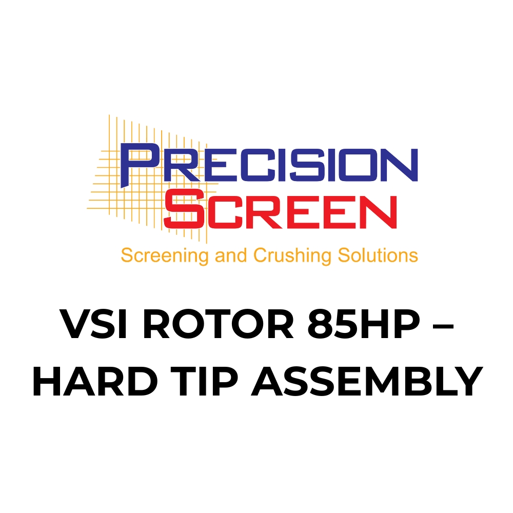 Vsi Rotor Tips VSI ROTOR 85HP – HARD TIP ASSEMBLY - Precisionscreen Shop